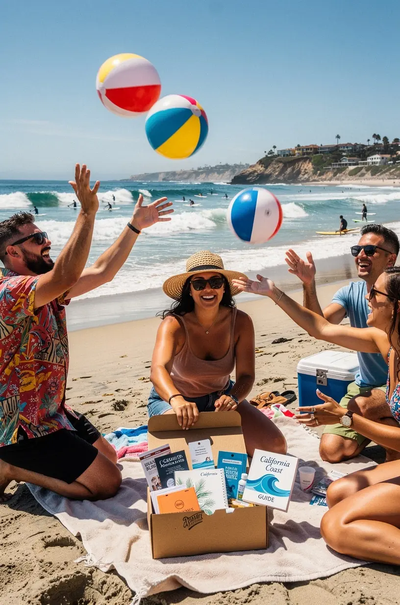 Коллекция физических гидов и пропусков для экономии в поездках по прибрежным регионам США.